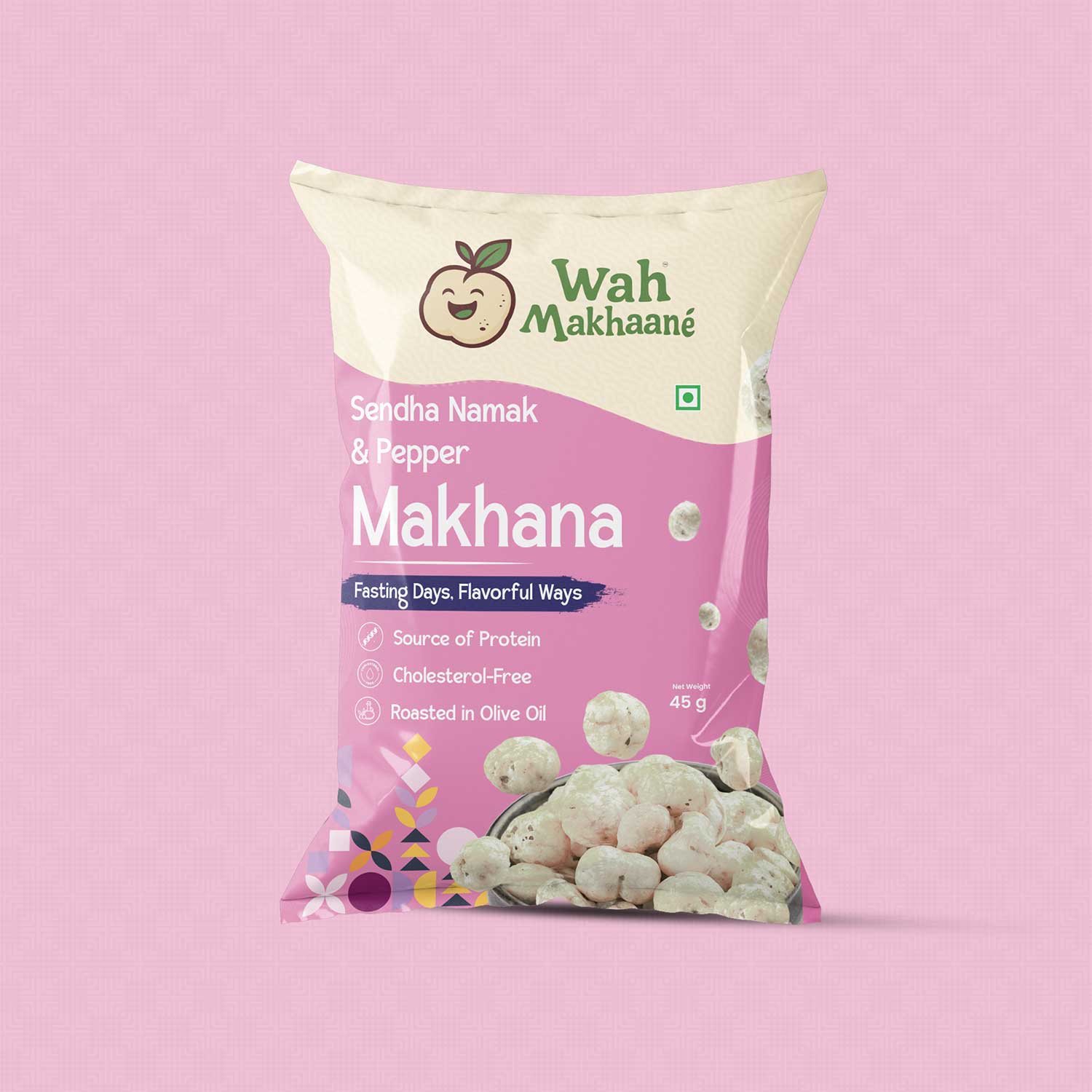 Sendha Namak and Pepper Makhana